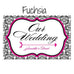 LOVE BIRD DAMASK WEDDING DIRECTIONAL SIGN - AyaZay Wedding Shoppe