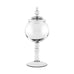 DECORATIVE PEDESTALLED APOTHECARY JAR WITH GLOBE SHAPED BOWL - AyaZay Wedding Shoppe