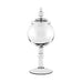 DECORATIVE PEDESTALLED APOTHECARY JAR WITH GLOBE SHAPED BOWL - AyaZay Wedding Shoppe