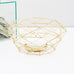 MODERN GOLD GEOMETRIC METAL TABLE CENTERPIECE - AyaZay Wedding Shoppe