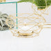 MODERN GOLD GEOMETRIC METAL TABLE CENTERPIECE - AyaZay Wedding Shoppe