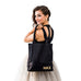 MODERN MONOGRAM BLACK CANVAS TOTE BAG - AyaZay Wedding Shoppe