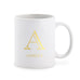 PERSONALIZED COFFEE MUG - CLASSIC MONOGRAM - AyaZay Wedding Shoppe