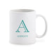 PERSONALIZED COFFEE MUG - CLASSIC MONOGRAM - AyaZay Wedding Shoppe