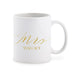 PERSONALIZED COFFEE MUG - MRS - AyaZay Wedding Shoppe