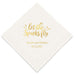 PERSONALIZED FOIL PRINTED PAPER NAPKINS - Let The Sparks Fly
(50/pkg)