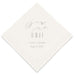 PERSONALIZED FOIL PRINTED PAPER NAPKINS - You Me Oui!
(50/pkg)