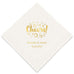 PERSONALIZED FOIL PRINTED PAPER NAPKINS - Cheers With Bubbles

(50/pkg)