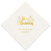 PERSONALIZED FOIL PRINTED PAPER NAPKINS - Stay Bubbly
(50/pkg)