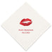 PERSONALIZED FOIL PRINTED PAPER NAPKINS - Kiss
(50/pkg)