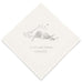 PERSONALIZED FOIL PRINTED PAPER NAPKINS - Love Birds
 (50/pkg)