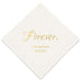 PERSONALIZED FOIL PRINTED PAPER NAPKINS - Forever

(50/pkg)