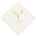 PERSONALIZED FOIL PRINTED PAPER NAPKINS - Love Antlers

(50/pkg)