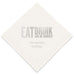 PERSONALIZED FOIL PRINTED PAPER NAPKINS - Eat Drink & Be Married - Block Style

(50/pkg)