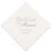 PERSONALIZED FOIL PRINTED PAPER NAPKINS - Eat Drink & Be Married - Script Style

(50/pkg)