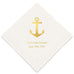 PERSONALIZED FOIL PRINTED PAPER NAPKINS - Anchor

(50/pkg)