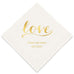 PERSONALIZED FOIL PRINTED PAPER NAPKINS - Love Signature

(50/pkg)