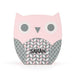 PERSONALIZED WOODEN PIGGY BANK - PINK OWL - AyaZay Wedding Shoppe