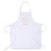 PERSONALIZED KITCHEN APRON - CIRCLE MONOGRAM - AyaZay Wedding Shoppe