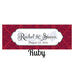 MOROCCAN SMALL RECTANGULAR TAG - AyaZay Wedding Shoppe