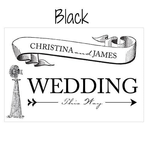 RUSTIC COUNTRY WEDDING DIRECTIONAL SIGN - AyaZay Wedding Shoppe