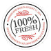 100% FRESH SMALL STICKER - AyaZay Wedding Shoppe